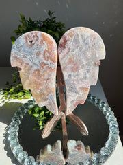 Pink amethyst angel wing pair 2010